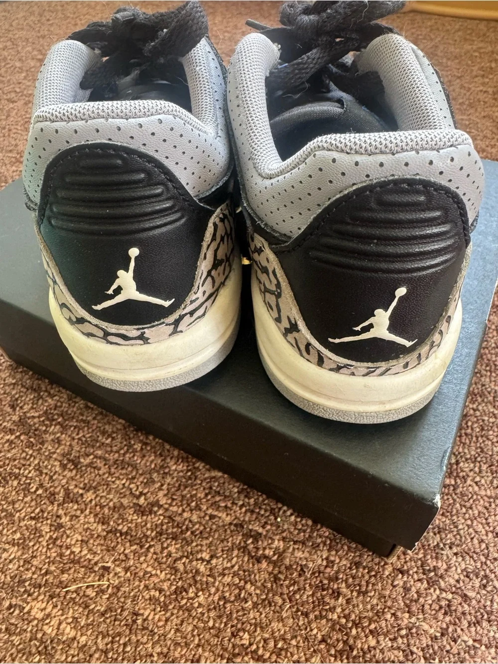 Kids Nike Jordan Legacy 312 Low Blue and Black Sneakers - 12C